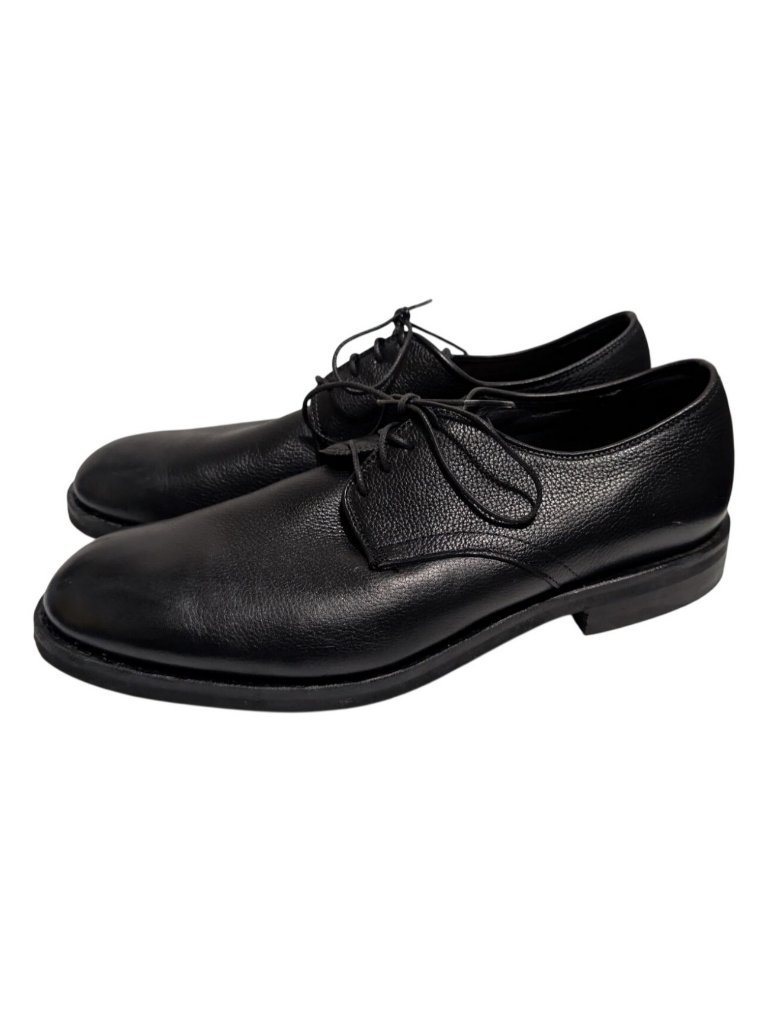 Allen Edmonds Nomad 6242 Black Leather Plain Toe Blucher Dress Shoe Mens 9 D
